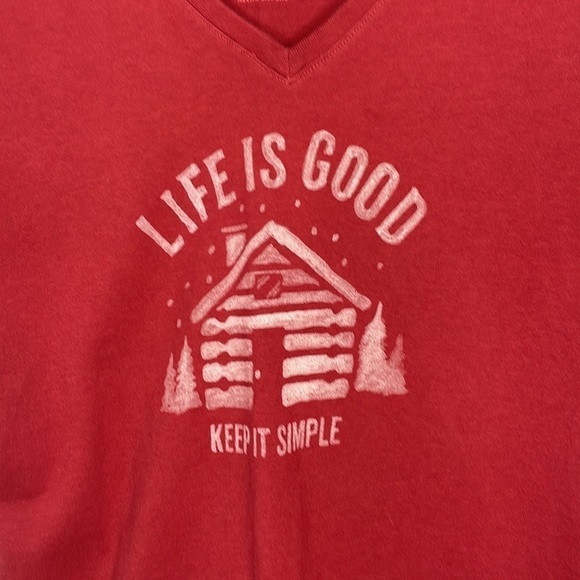 𝅺LIFE is good crusher Vneckline t-shirt - Picture 2 of 6
